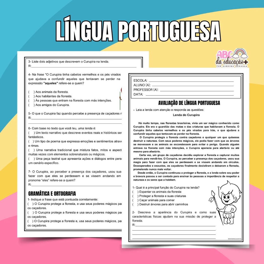 Kit Avaliações 4º ano – 3º bimestre – Editável - Image 2