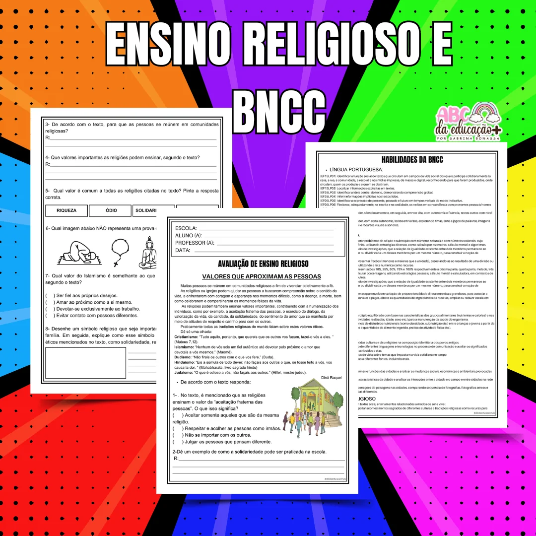 Kit Avaliações 5º ano – 3º bimestre – Editável - Image 8