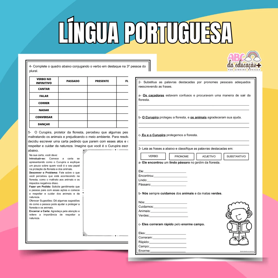 Kit Avaliações 4º ano – 3º bimestre – Editável - Image 3