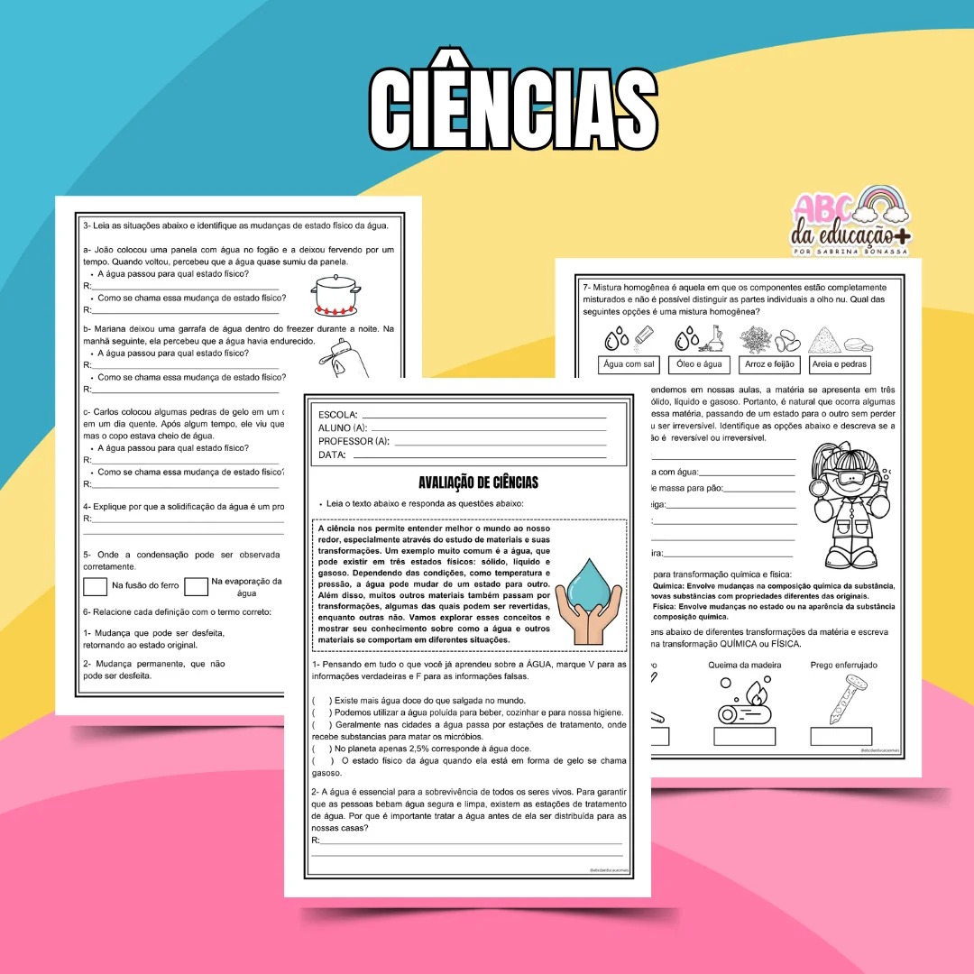 Kit Avaliações 4º ano – 3º bimestre – Editável - Image 6