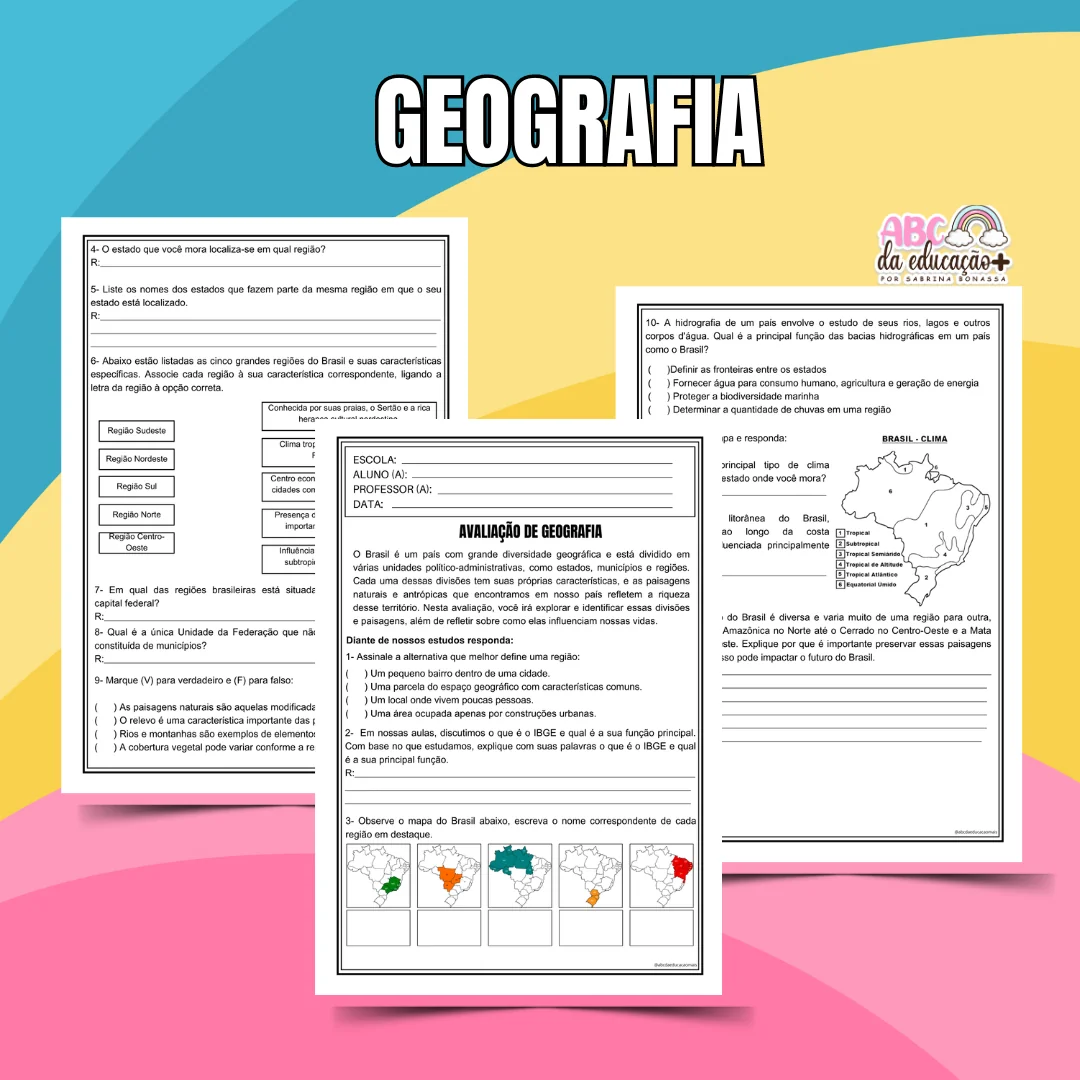 Kit Avaliações 4º ano – 3º bimestre – Editável - Image 7