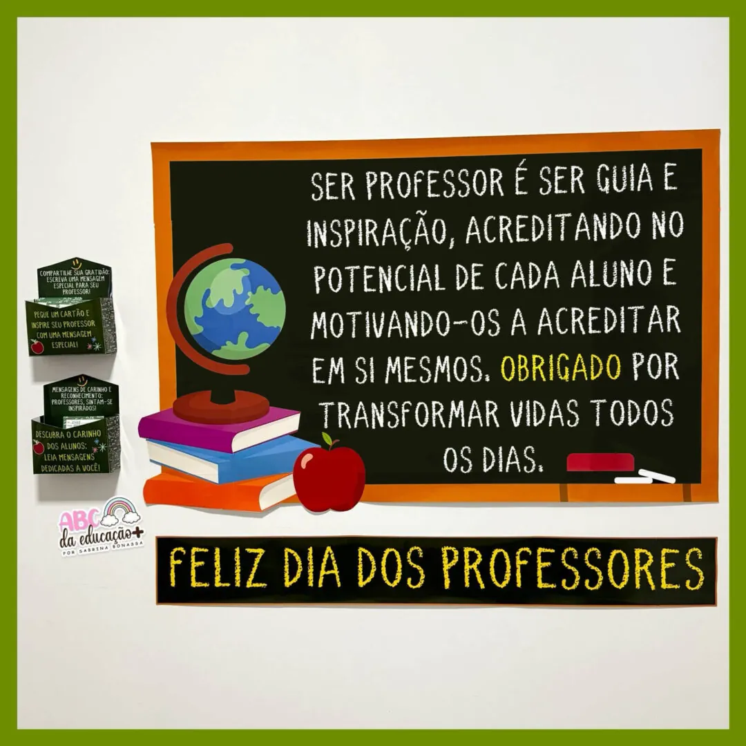 Painel Interativo do Dia dos Professores – Caixinhas Motivacionais