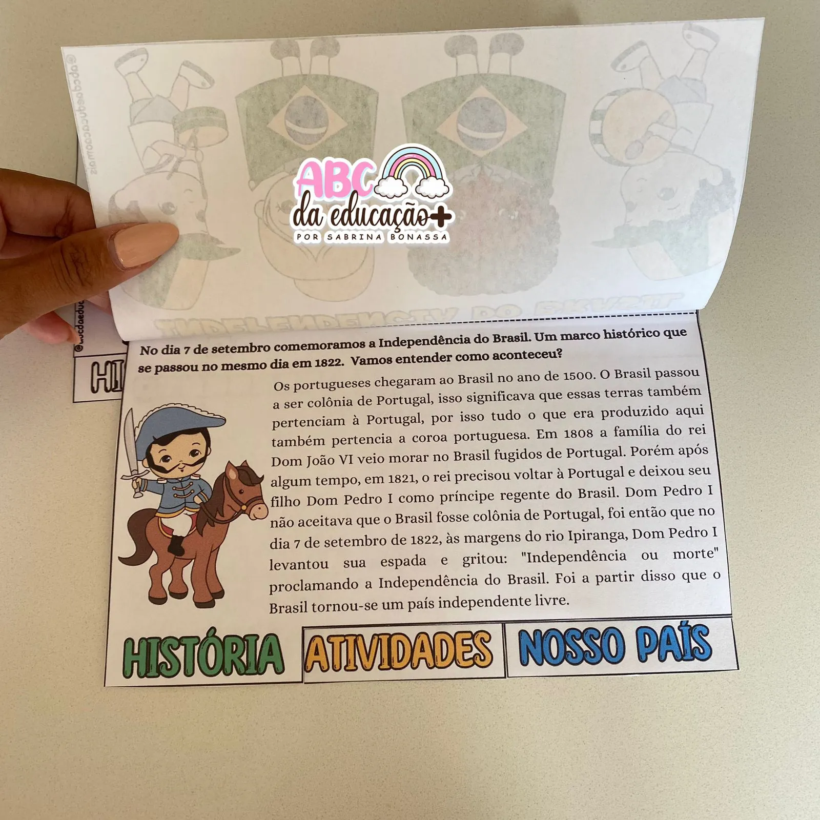 Livrinho Independência do Brasil - Imagem 3