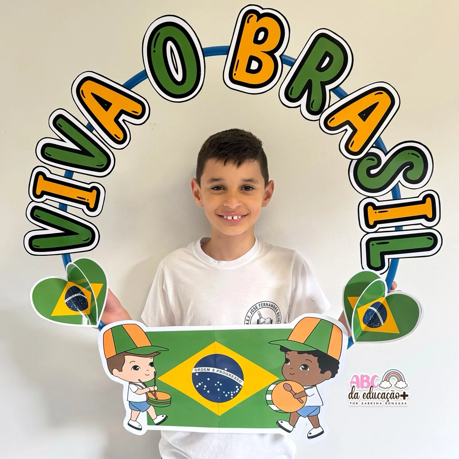 Moldura de Fotos no Bambolê 7 de setembro - Imagem 2