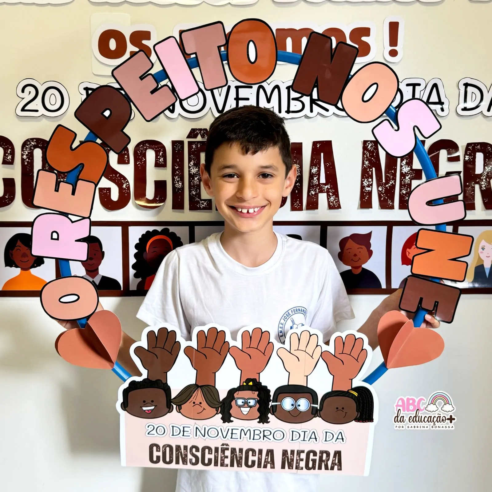 Moldura de fotos no Bambolê Consciência Negra - Imagem 2