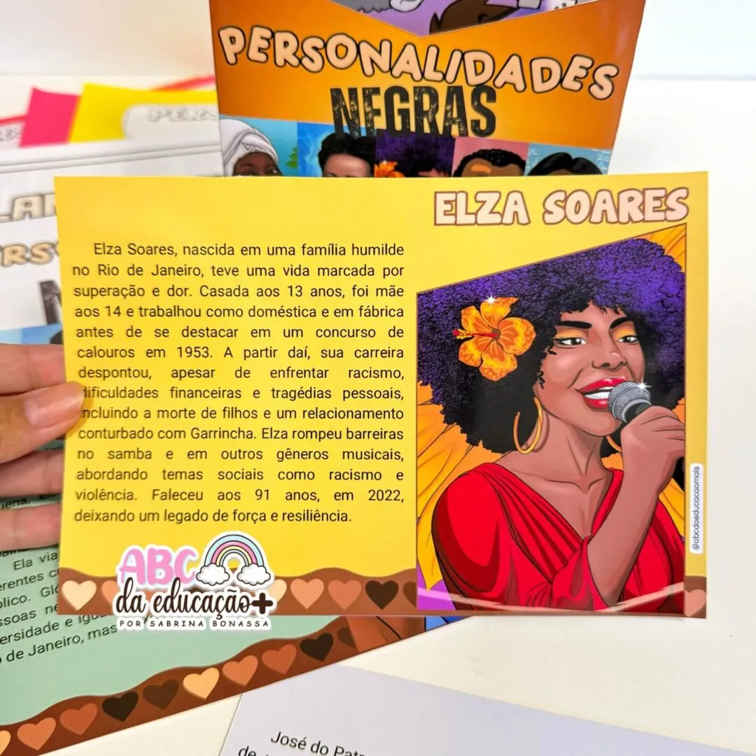 Personalidades Negras Brasileiras – Fichas informativas + atividades + plano de aula - Image 8
