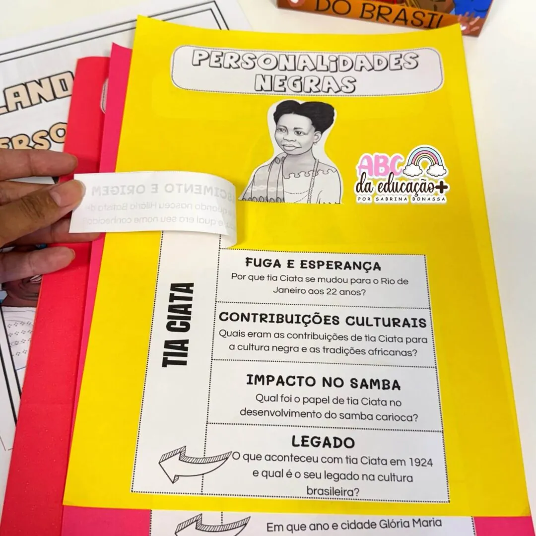 Personalidades Negras Brasileiras – Fichas informativas + atividades + plano de aula - Image 7