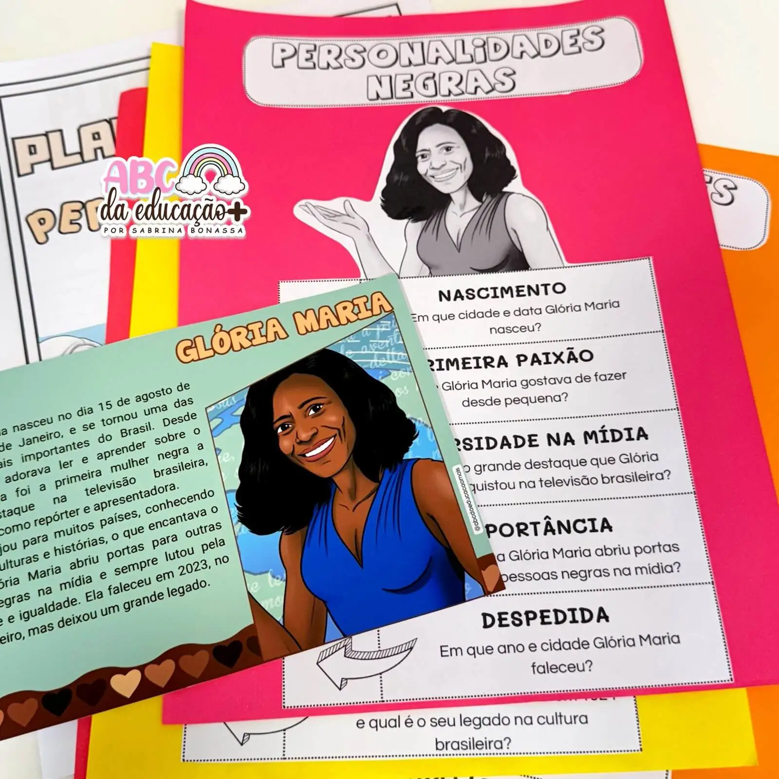 Personalidades Negras Brasileiras – Fichas informativas + atividades + plano de aula - Imagem 4