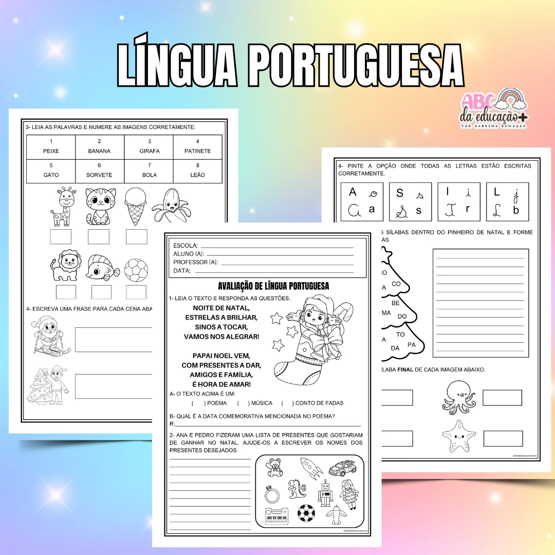 Kit Avaliações 1º ano – 4º bimestre – Editável - Image 2