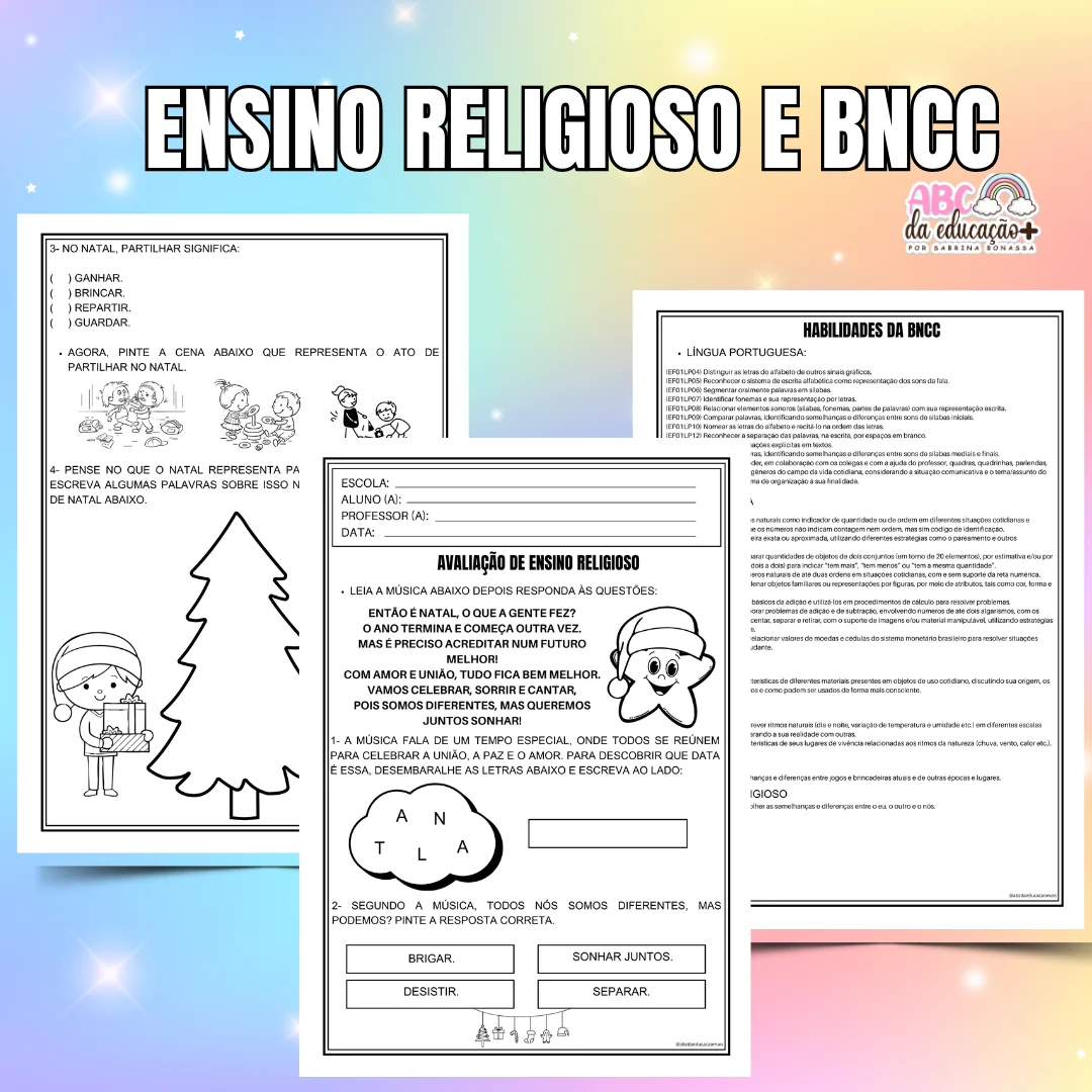 Kit Avaliações 1º ano – 4º bimestre – Editável - Image 8
