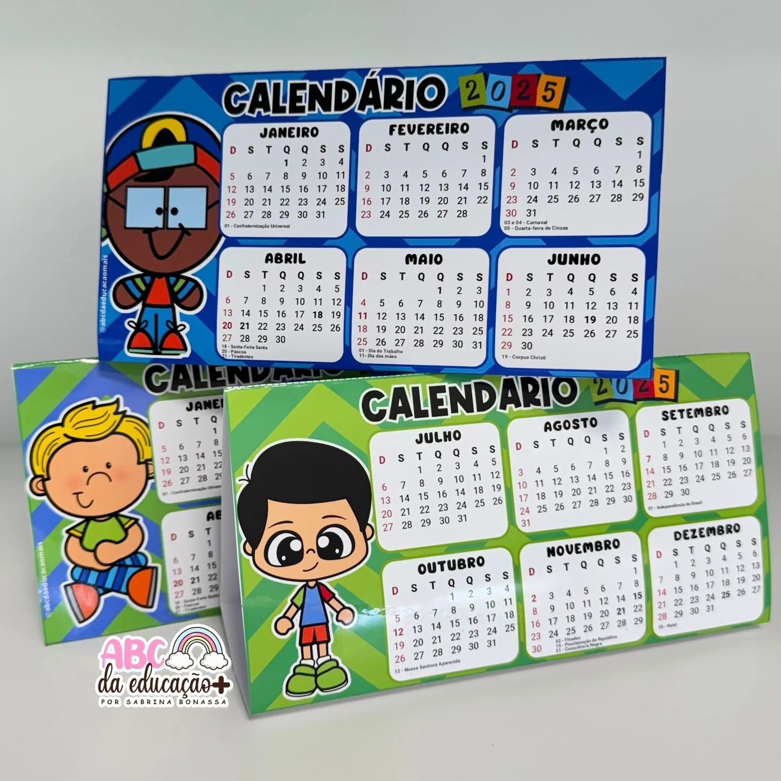 Calendário de Mesa 2025