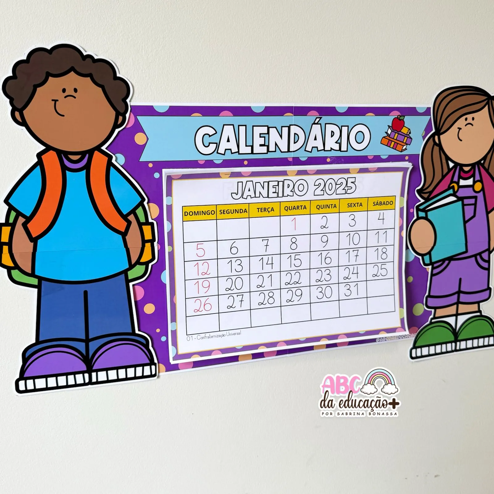 Calendário de parede 2025 - Imagem 2