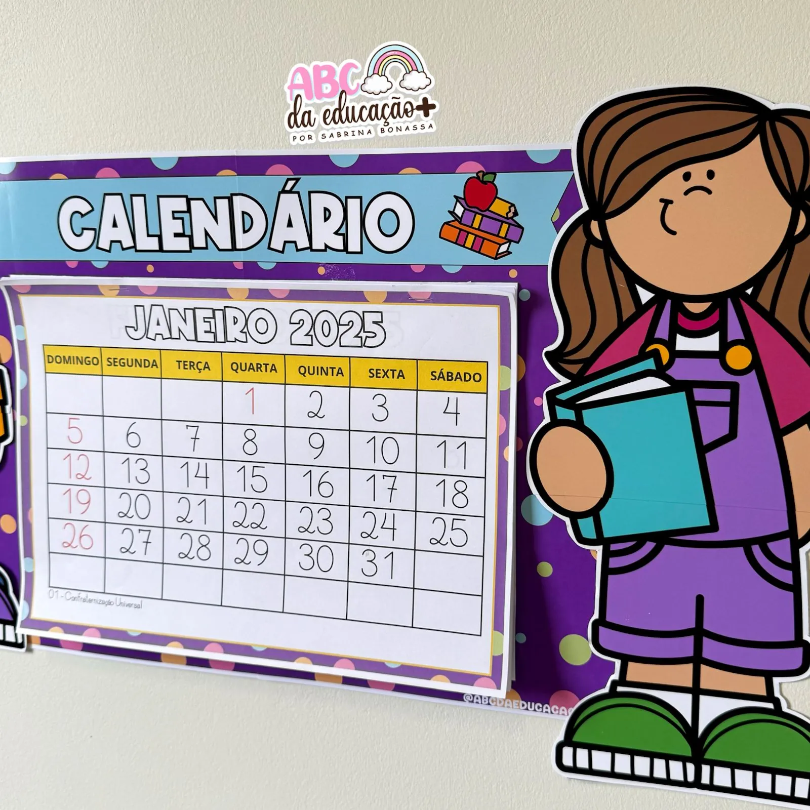 Calendário de parede 2025 - Imagem 6