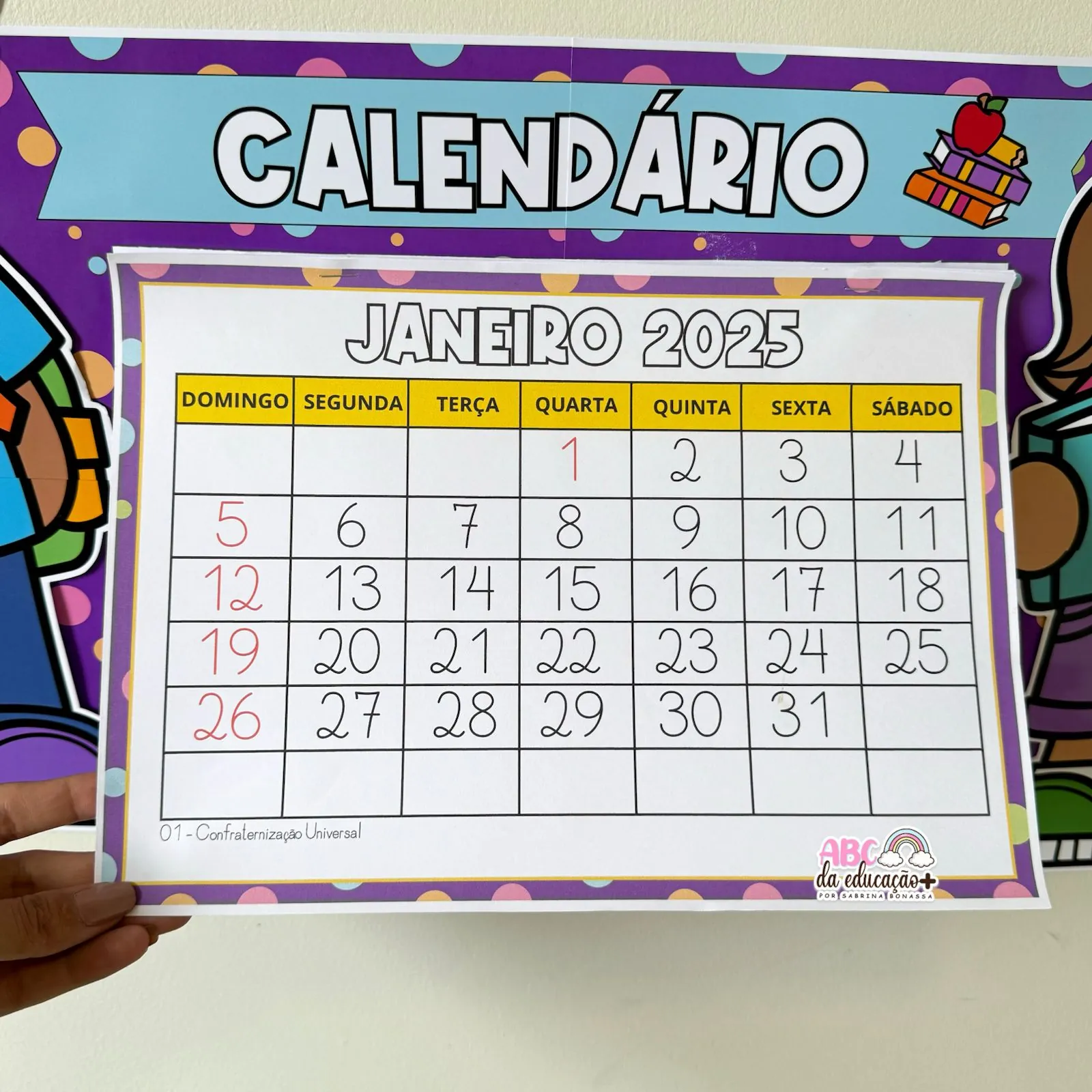 Calendário de parede 2025 - Imagem 7