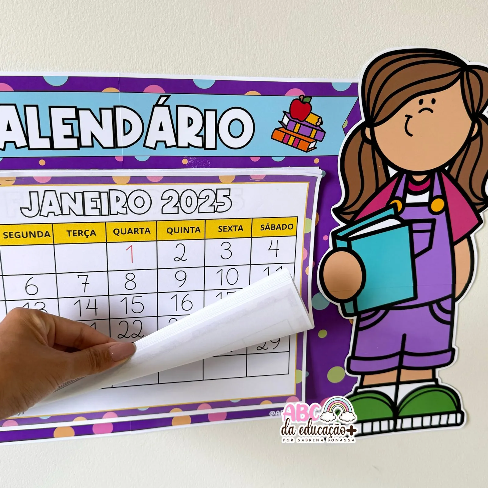 Calendário de parede 2025 - Imagem 4