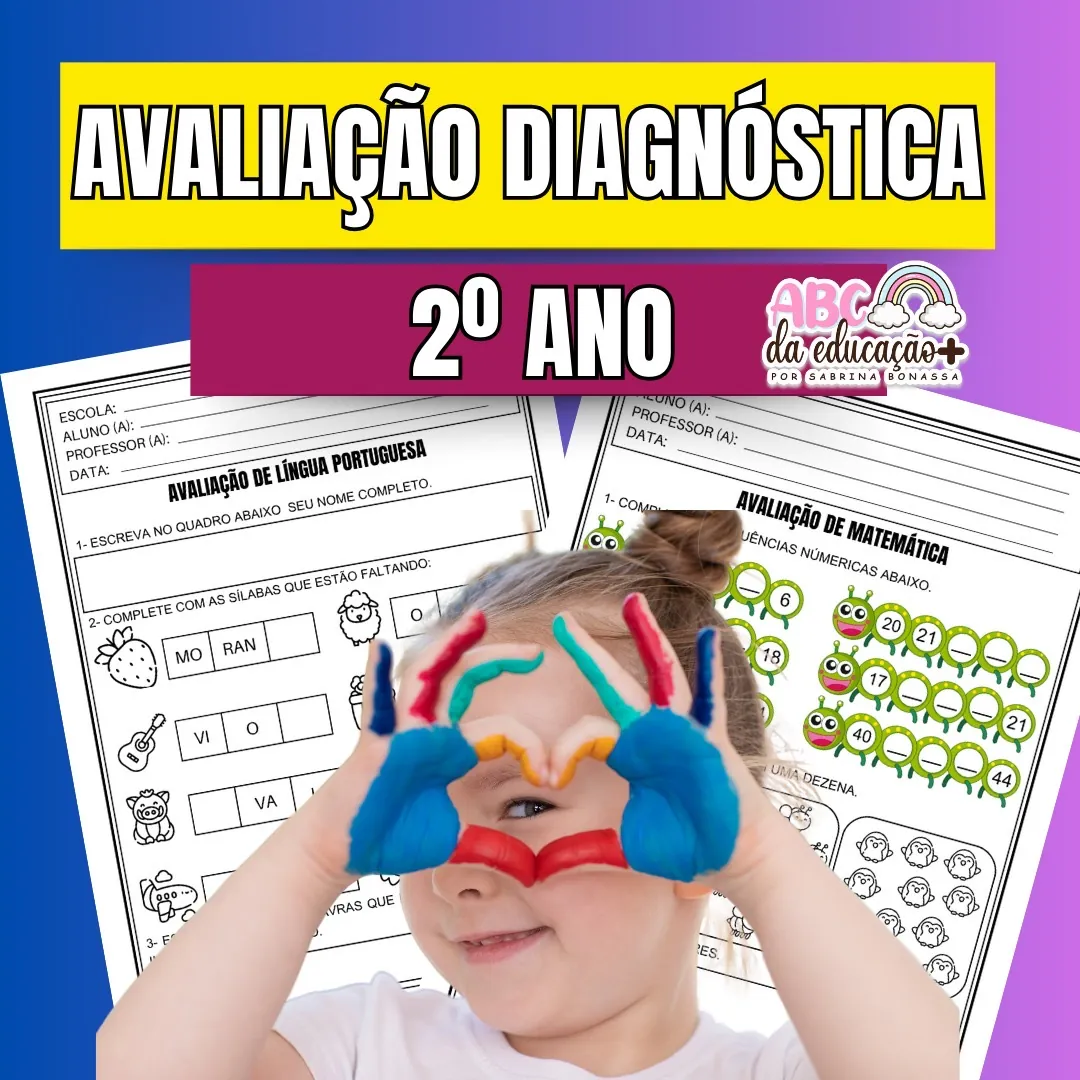 Avaliação de Sondagem Diagnóstica 2º ano – Língua Portuguesa e Matemática