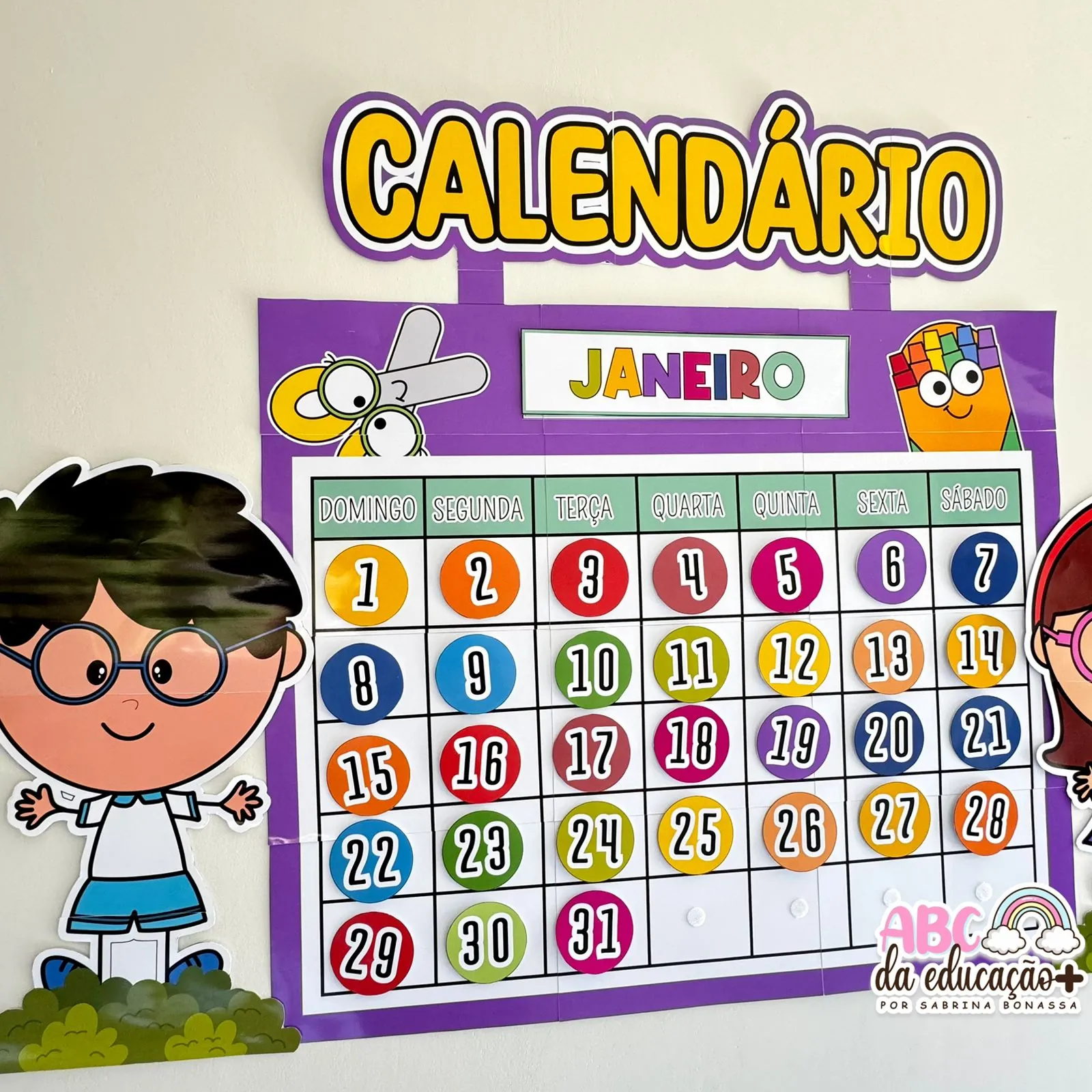 Calendário Interativo Escolar