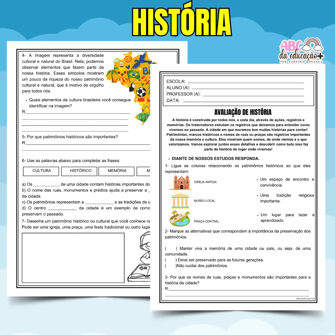 Kit Avaliações 3º ano – 4º bimestre – Editável - Image 5