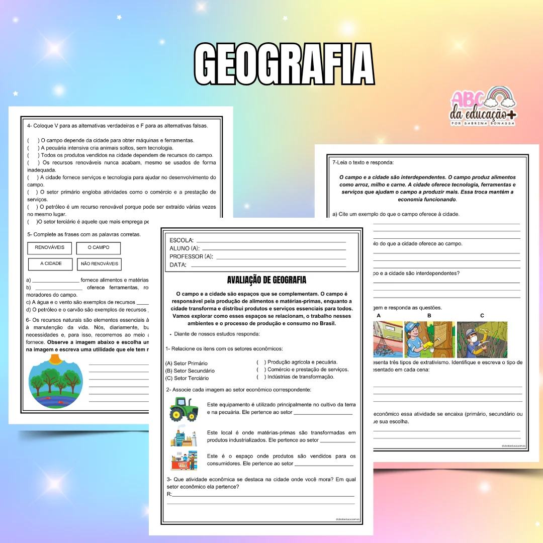 Kit Avaliações 4º ano – 4º bimestre – Editável - Image 7