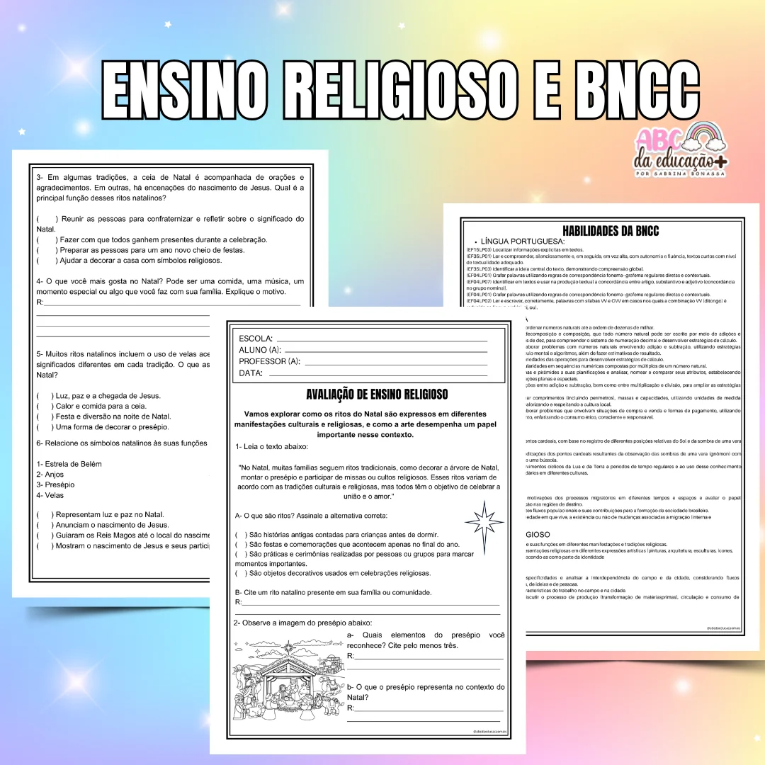 Kit Avaliações 4º ano – 4º bimestre – Editável - Image 8