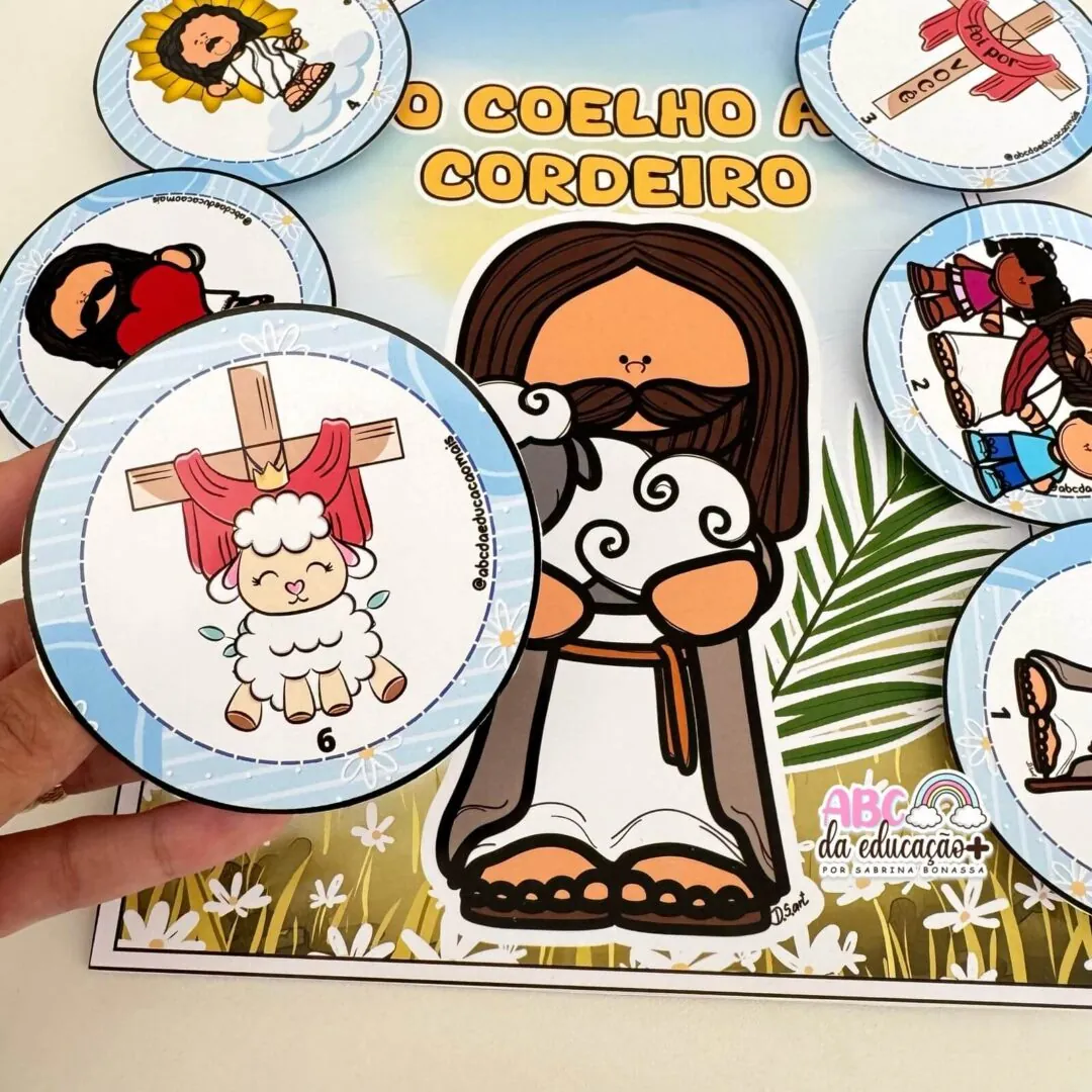 Páscoa – História na Luva ” Não é sobre o coelho mas sim sobre o Cordeiro” - Image 2