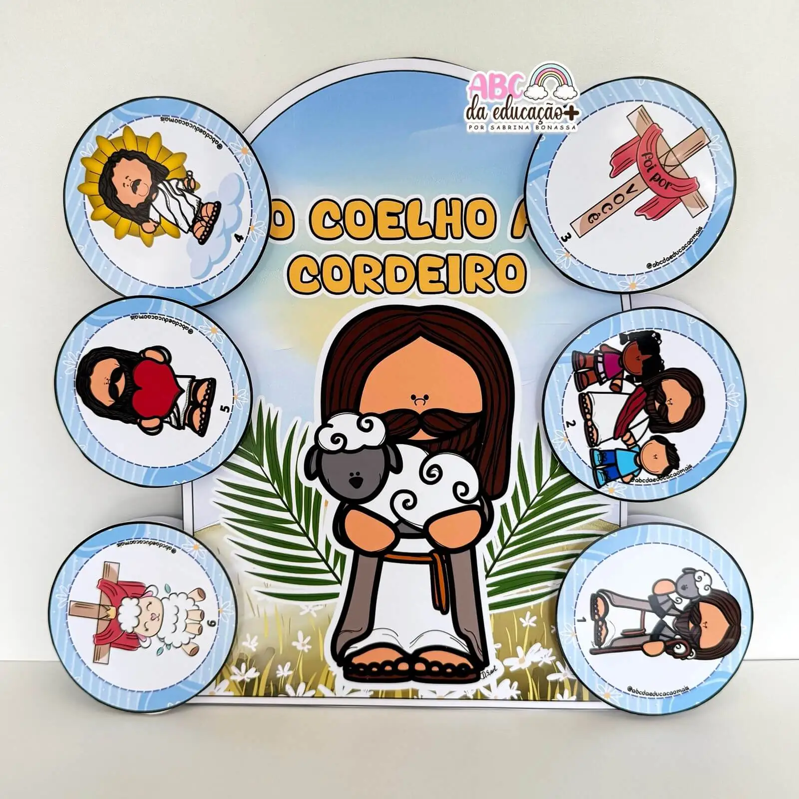 Páscoa – História na Luva ” Não é sobre o coelho mas sim sobre o Cordeiro”