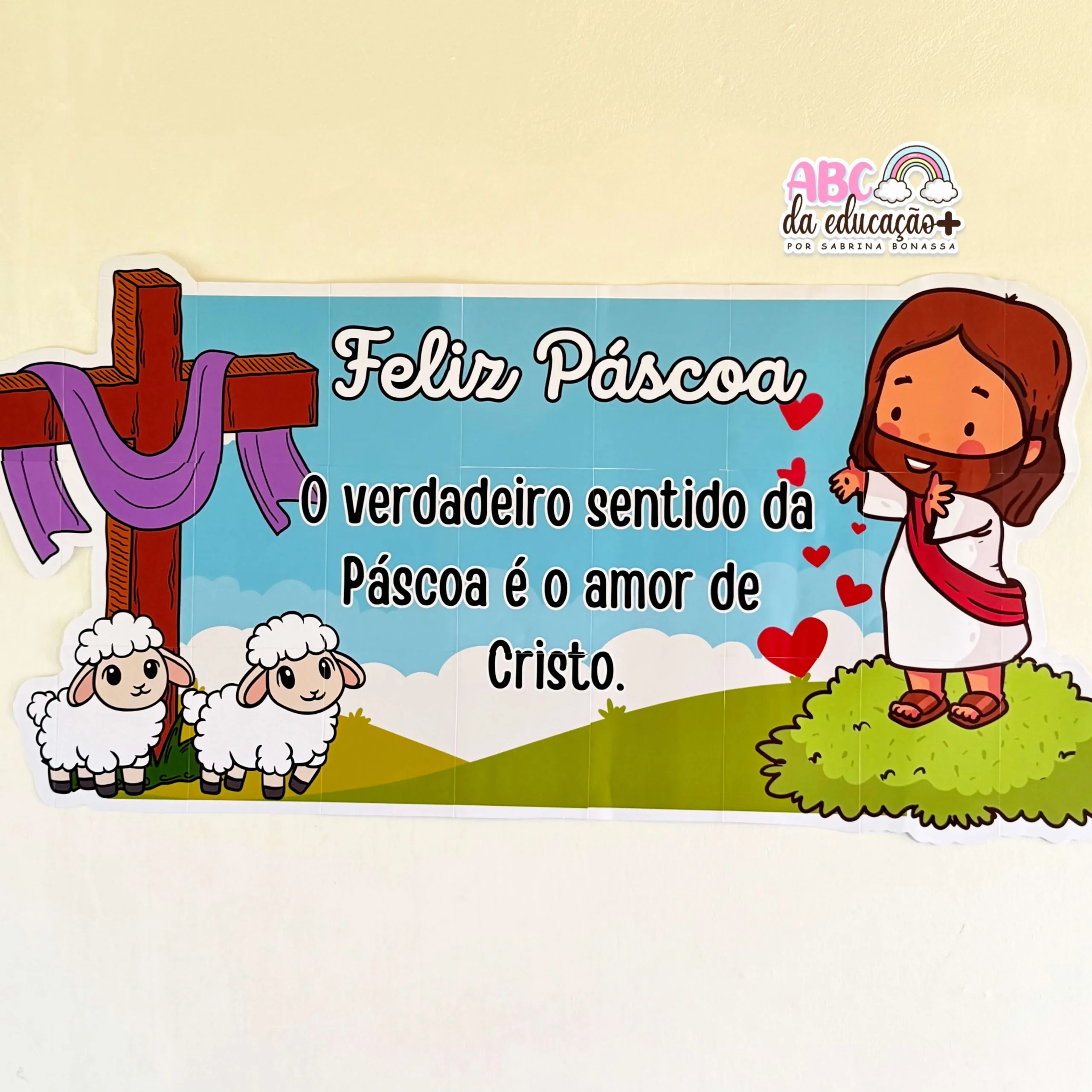 Painel Banner Páscoa Cristã