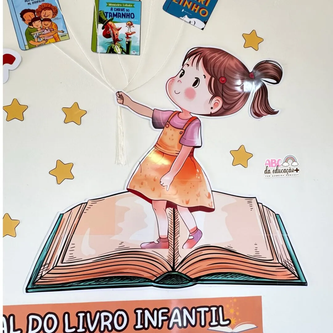 Painel Dia do Livro – Painel + Marca Páginas + Ficha Literária - Image 8