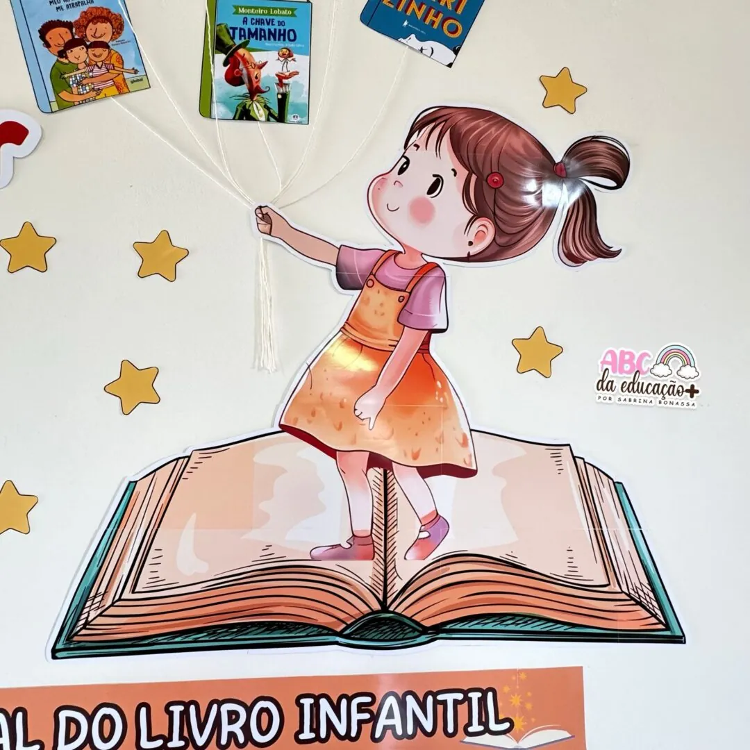 Painel Dia do Livro – Painel + Marca Páginas + Ficha Literária - Image 3