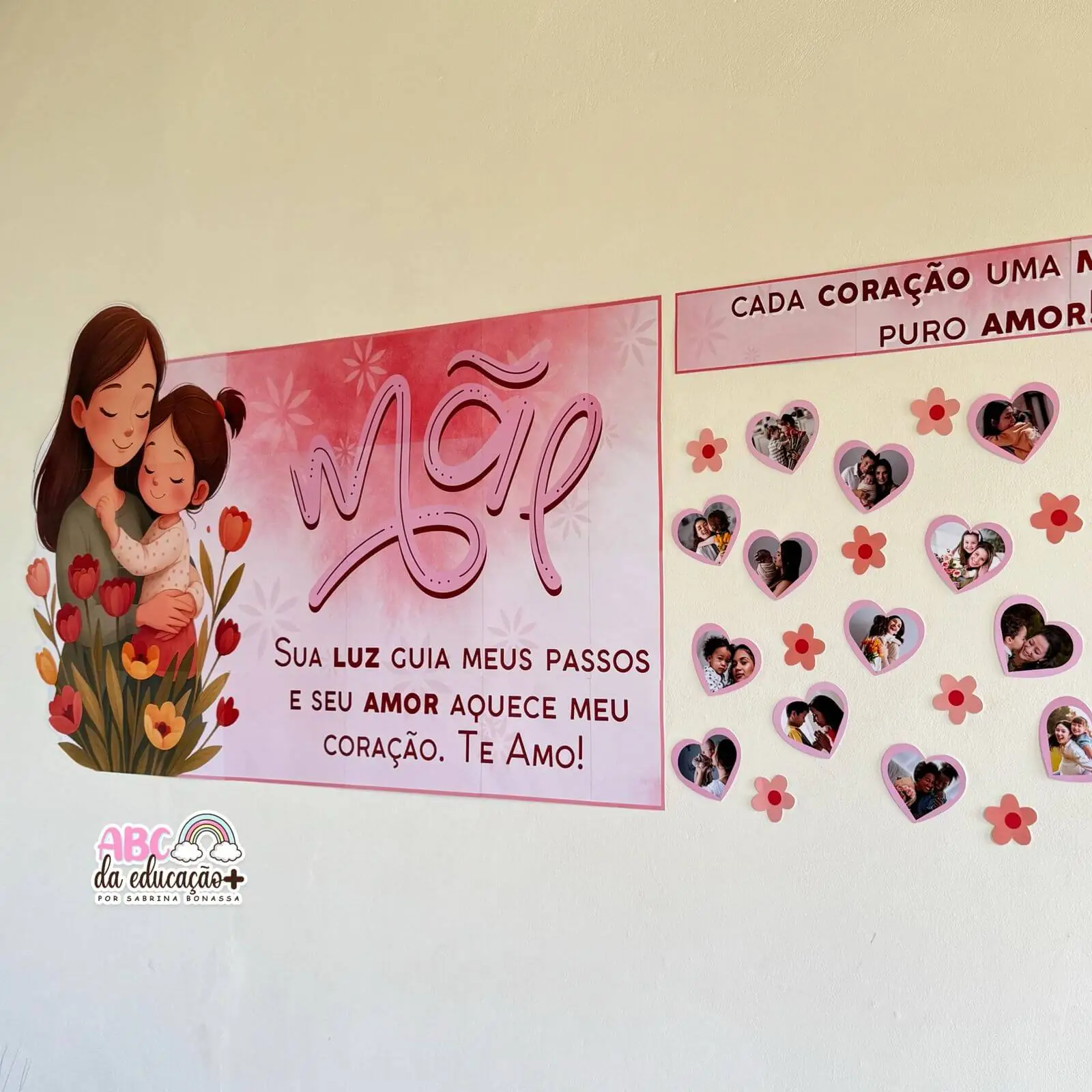 Painel Com Fotos Editáveis – Dia Das Mães - Imagem 5