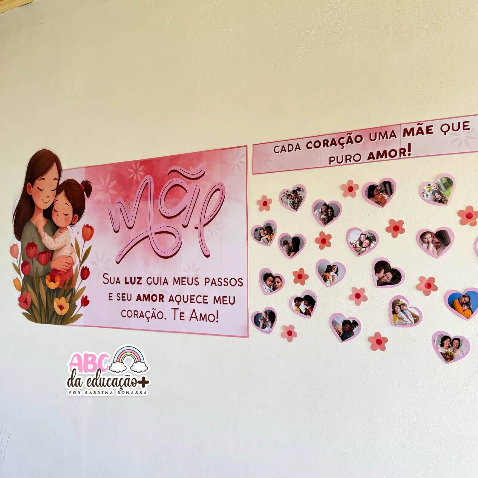 Painel Com Fotos Editáveis – Dia Das Mães - Imagem 7