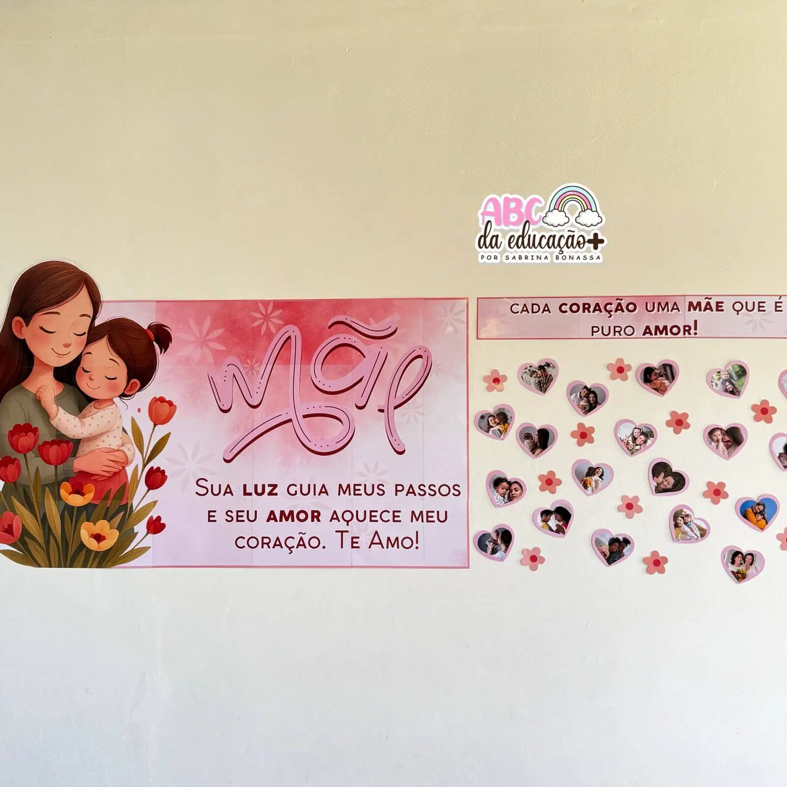 Painel Com Fotos Editáveis – Dia Das Mães - Imagem 8