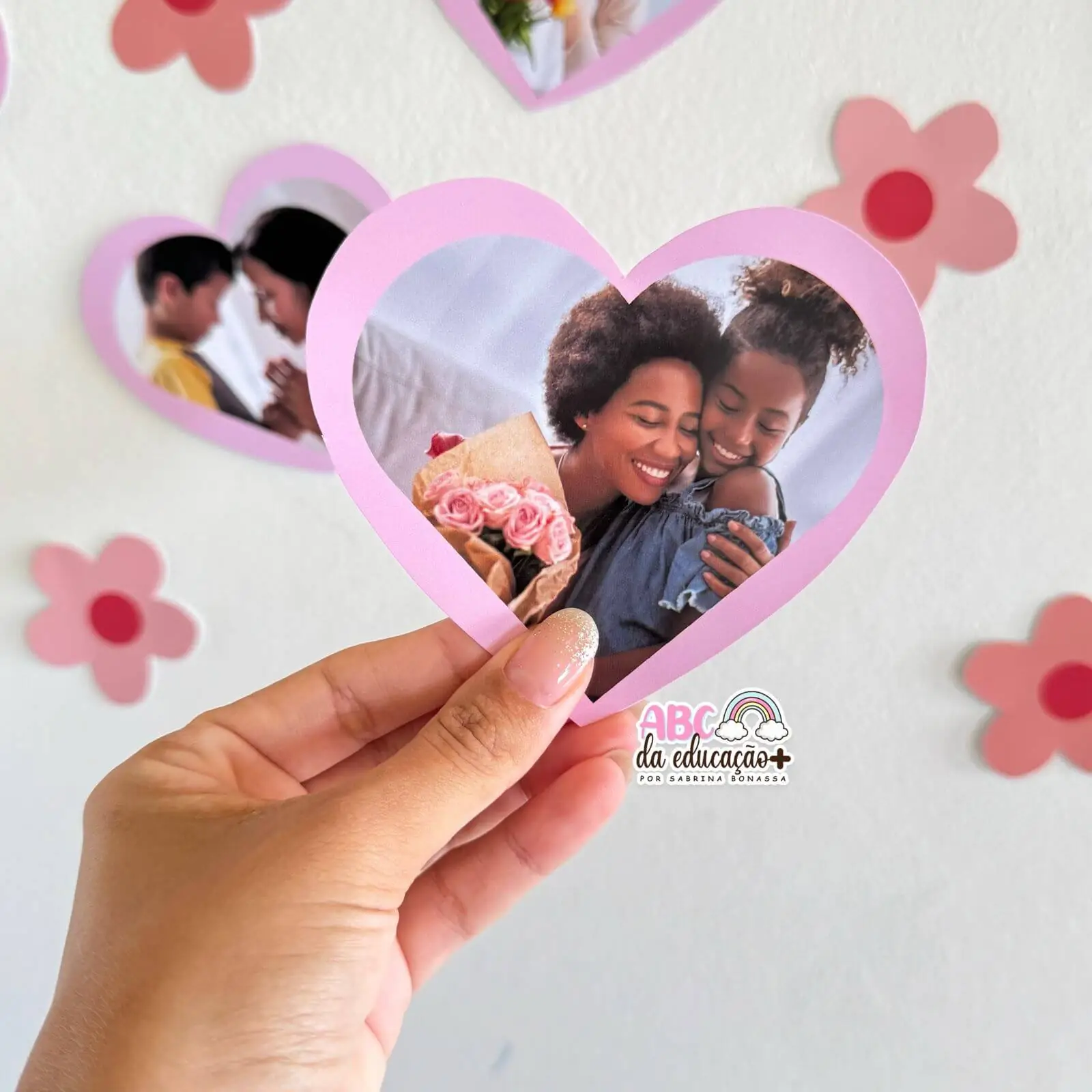 Painel Com Fotos Editáveis – Dia Das Mães - Imagem 9