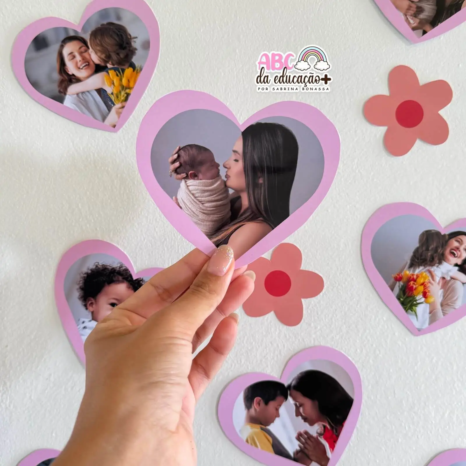 Painel Com Fotos Editáveis – Dia Das Mães - Imagem 10