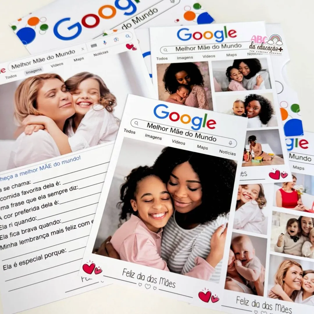 Cartão Mamãe Google - Fotos Editáveis - Image 2