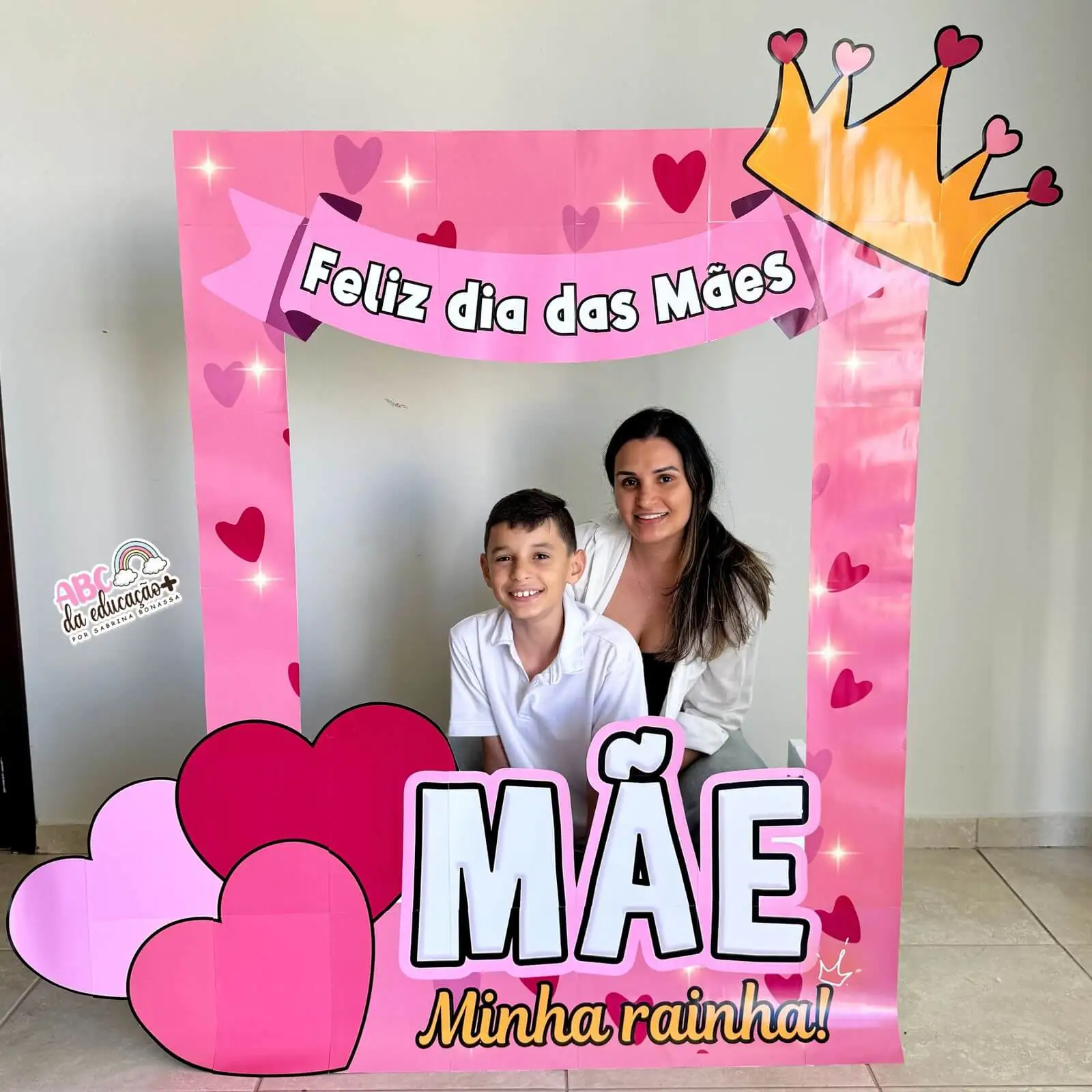 Moldura de Fotos Gigante “Mãe, Minha Rainha” - Imagem 2