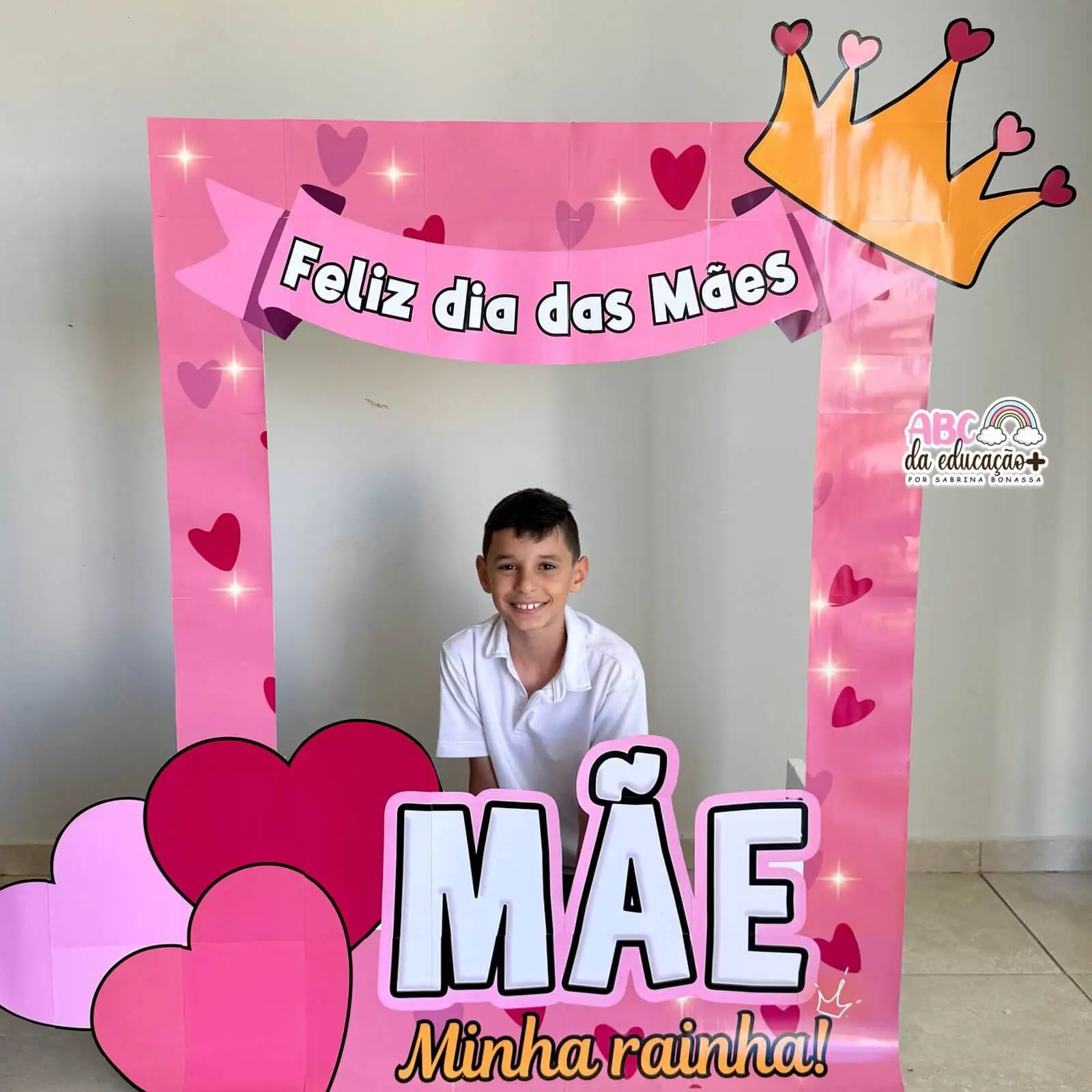 Moldura de Fotos Gigante “Mãe, Minha Rainha” - Imagem 4