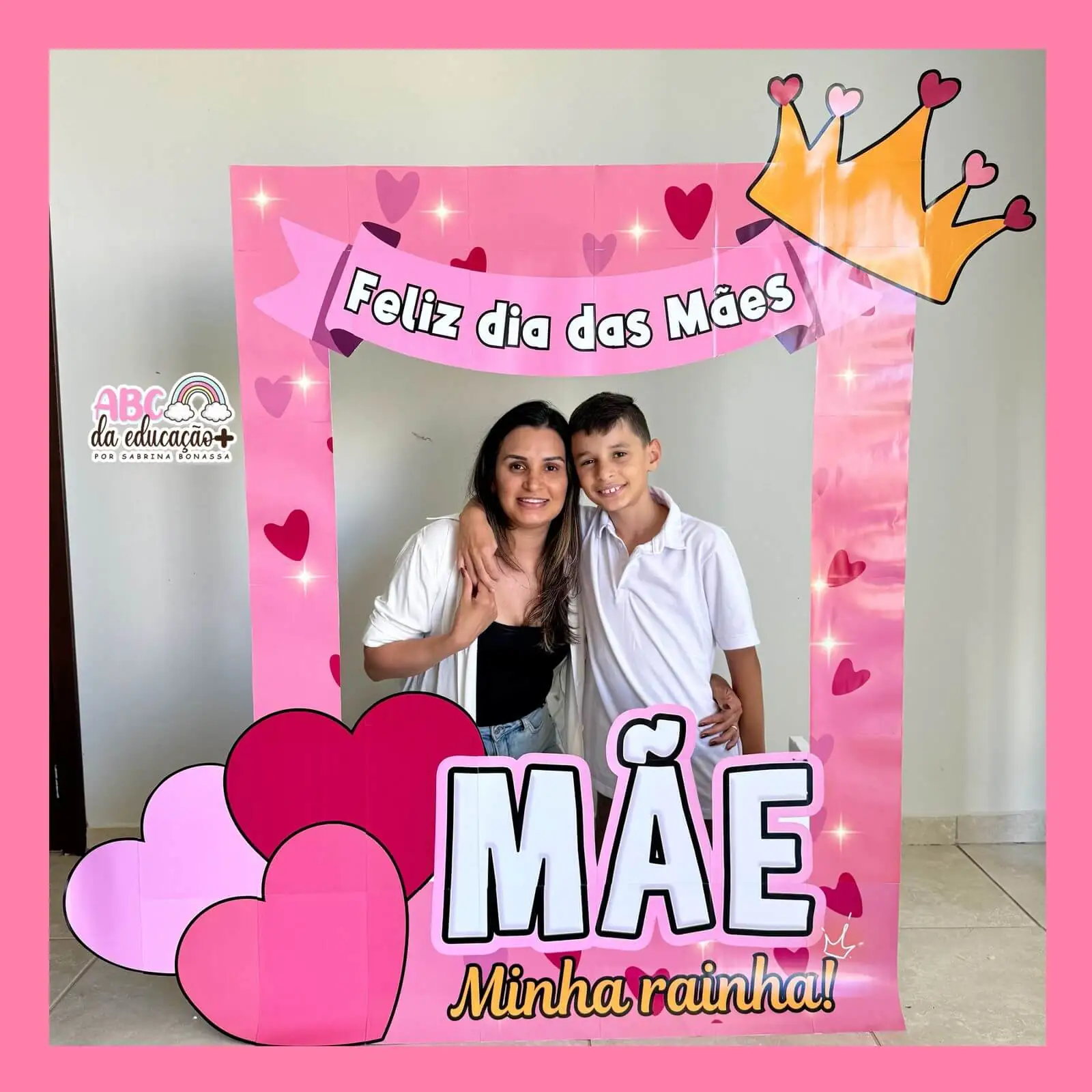 Moldura de Fotos Gigante “Mãe, Minha Rainha” - Imagem 3