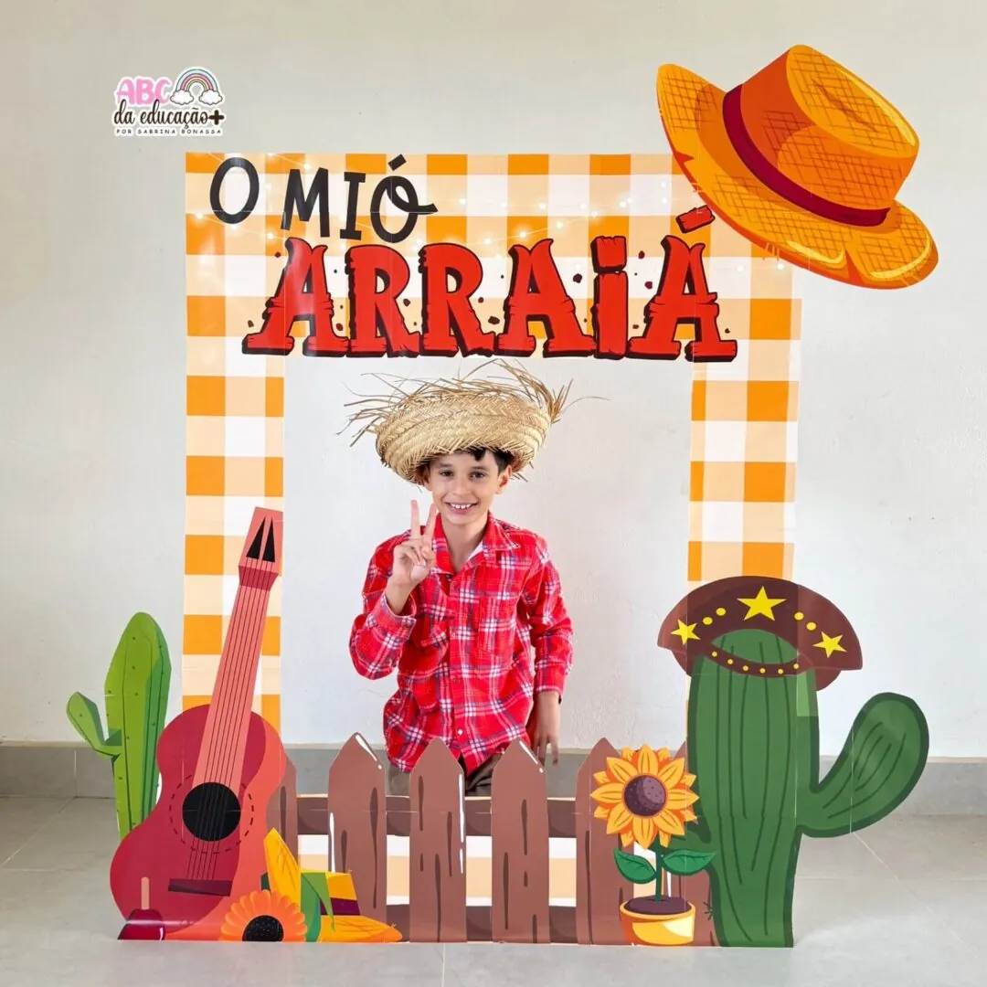 Moldura de Fotos Gigante Festa Junina – “O Mió Arraiá” - Image 4