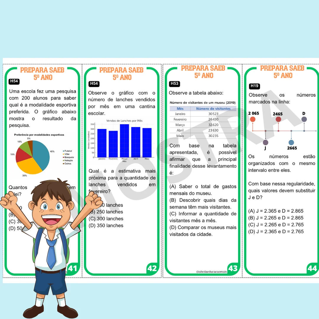 Prepara SAEB 5º ano – Matemática - Image 6