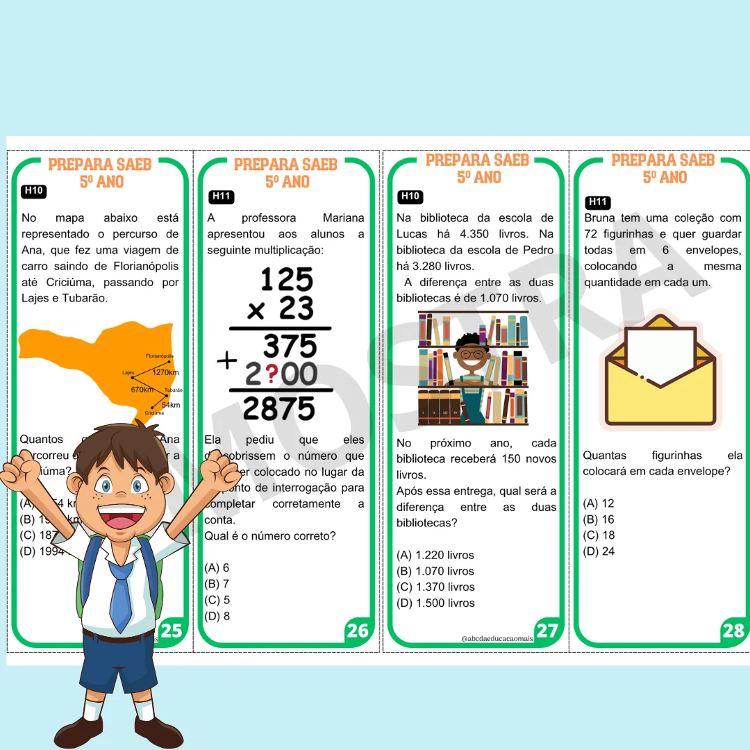 Prepara SAEB 5º ano – Matemática - Image 4