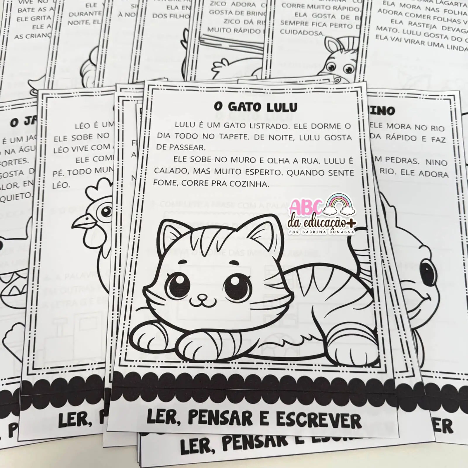 Leitura Criativa - Textos com Interpretação para Alfabetização