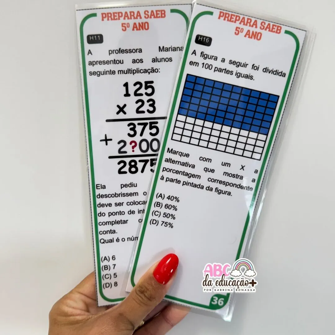 Prepara SAEB 5º ano – Matemática - Image 9