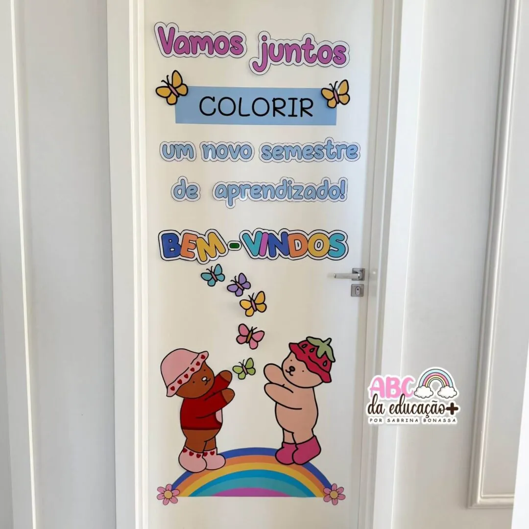 Painel de Porta Volta às Aulas Bobbie Goods + Cartão