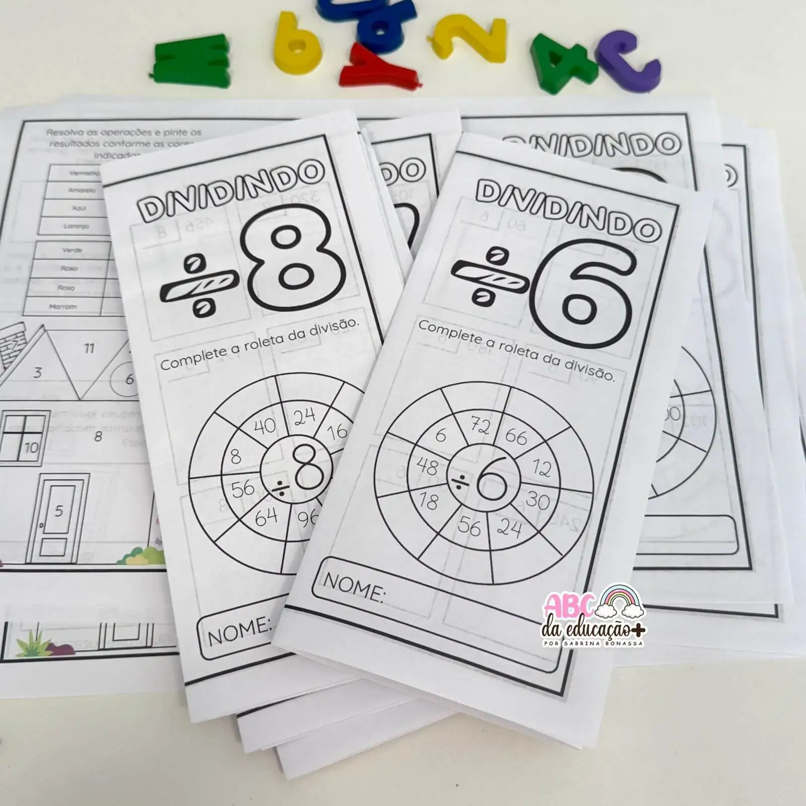 Folheto da Divisão de 1 a 10 - Imagem 5