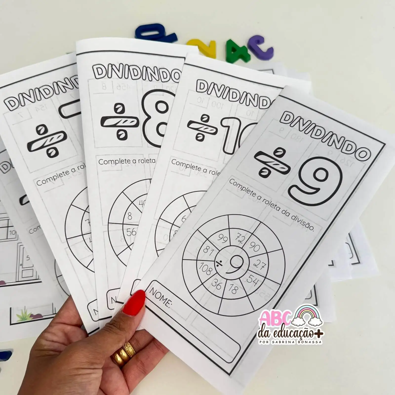 Folheto da Divisão de 1 a 10 - Imagem 3