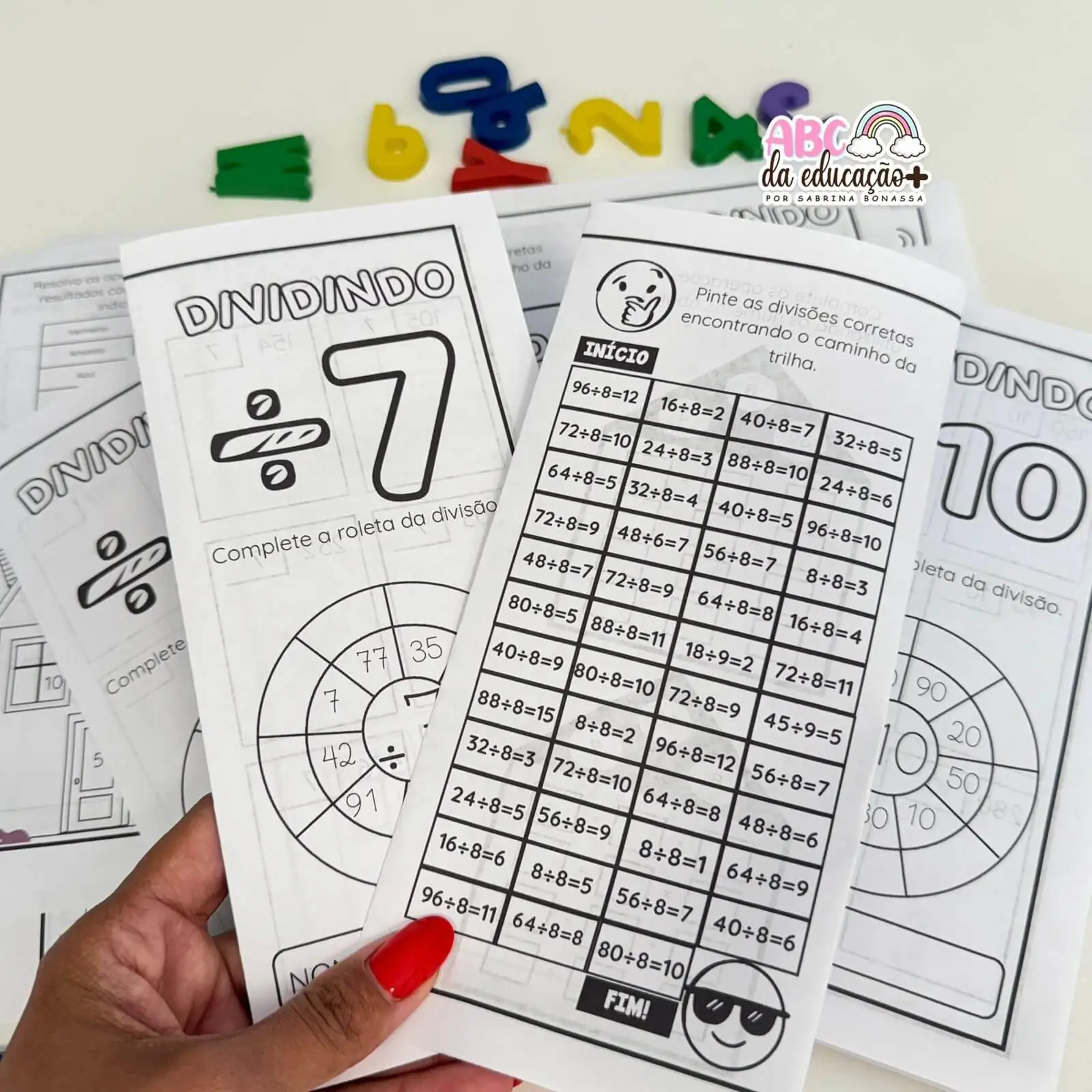 Folheto da Divisão de 1 a 10 - Imagem 4