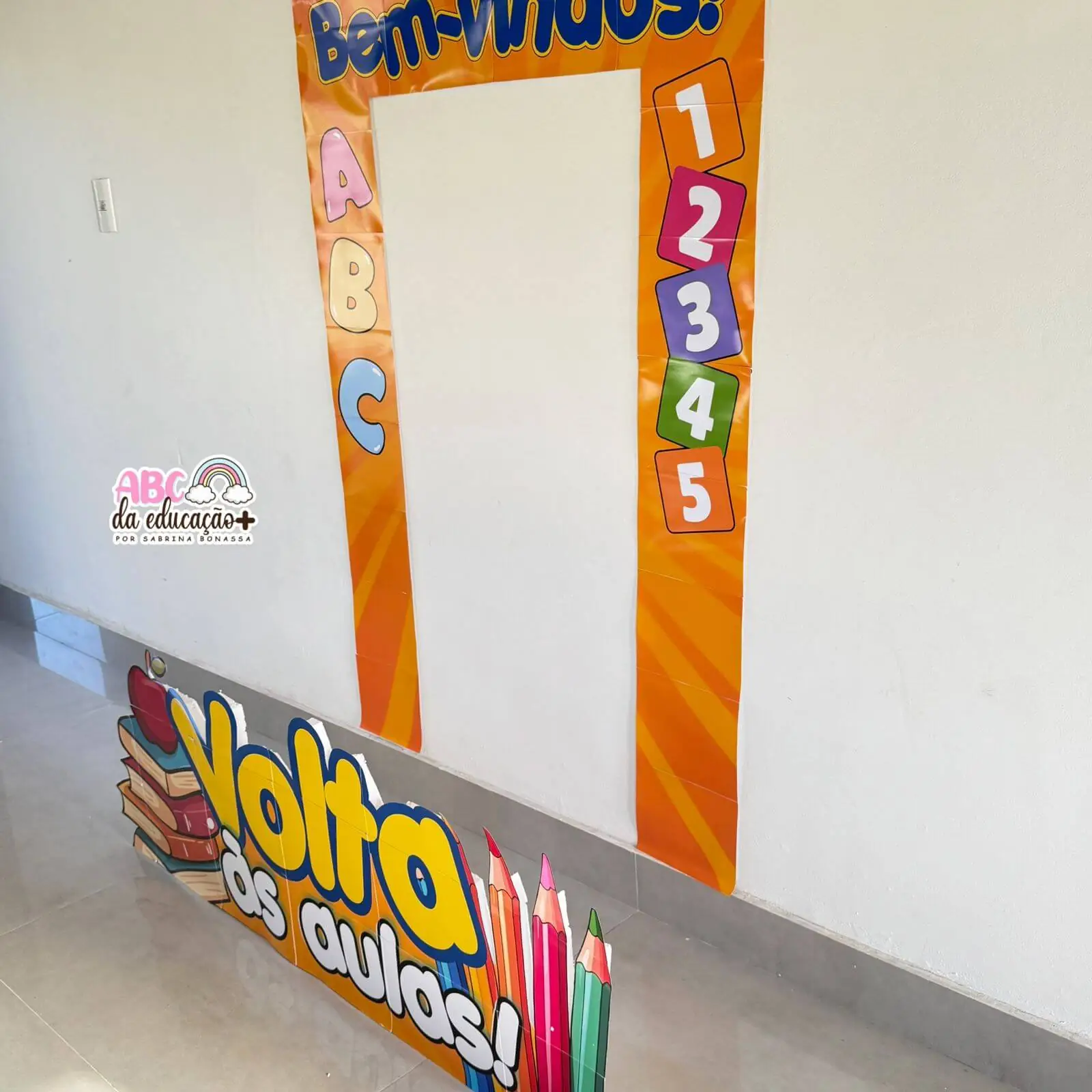 Moldura de Fotos Gigante Volta às Aulas - Imagem 8