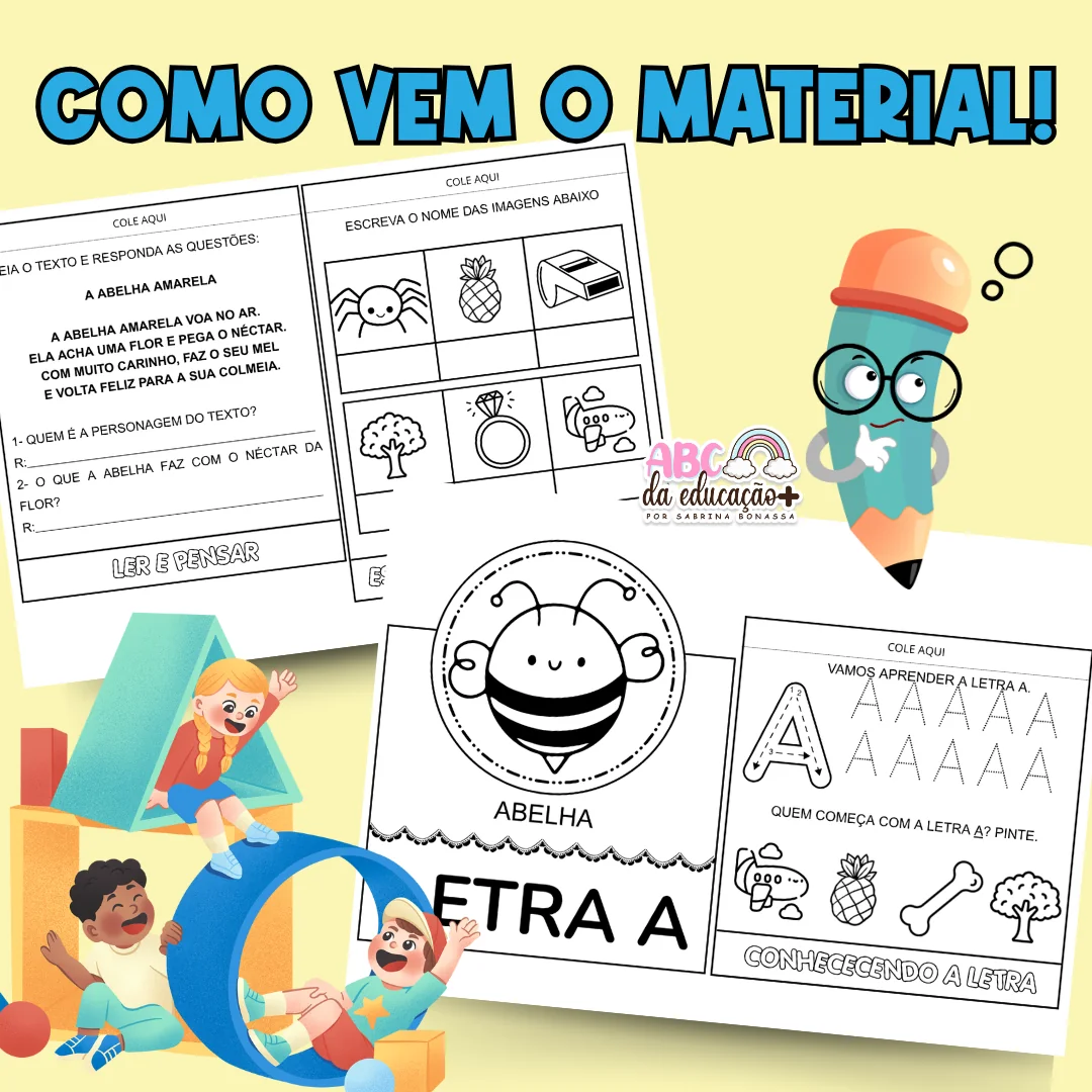 Livrinho Interativo do Alfabeto – A a Z Alfabetização - Image 2
