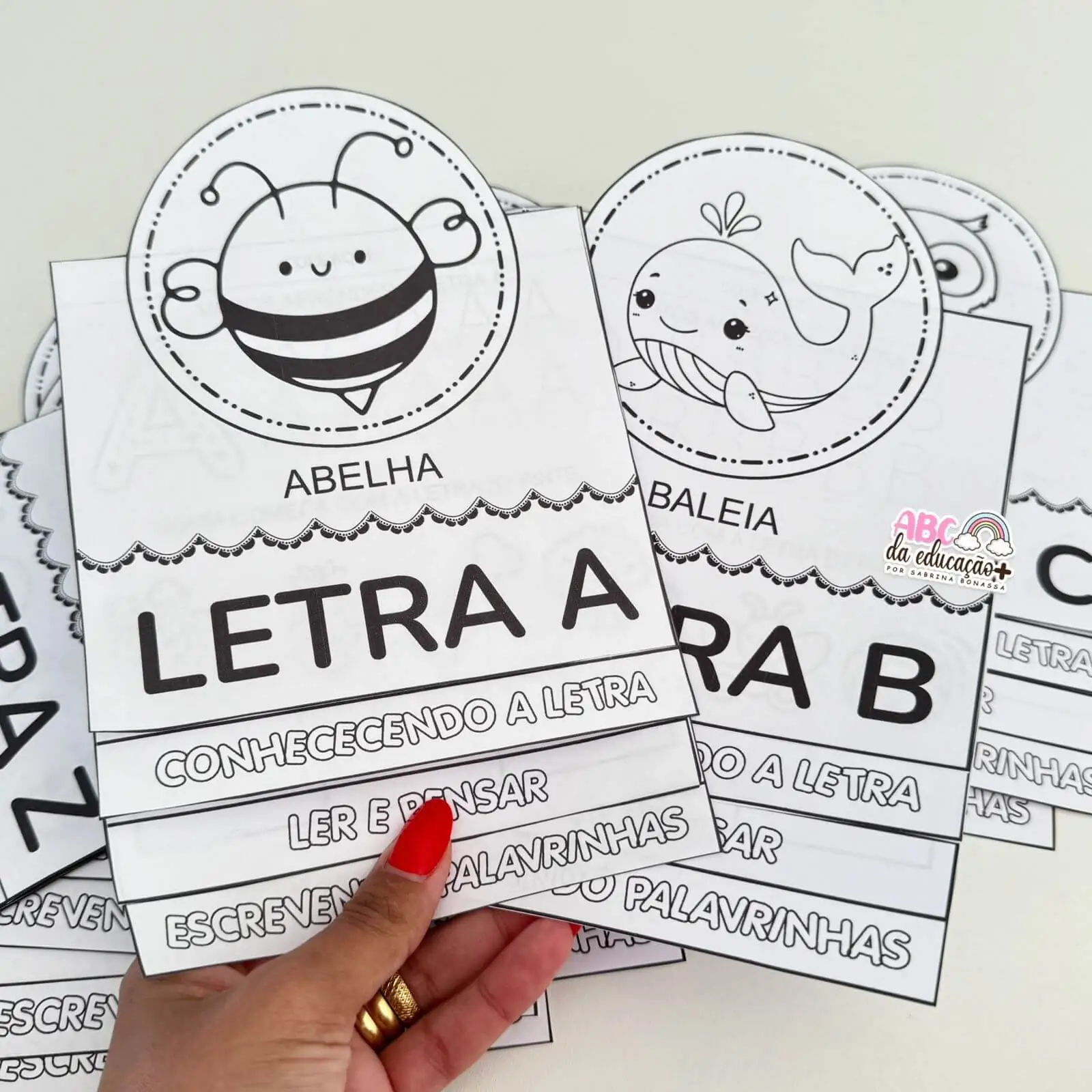 Livrinho Interativo do Alfabeto – A a Z Alfabetização